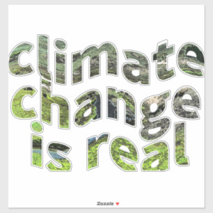 Sticker Réchauffement climatique de sensibilisation au Jou