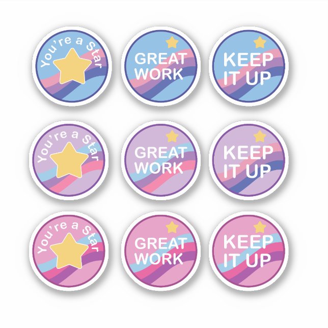 Sticker Récompense et encouragement (Devant)