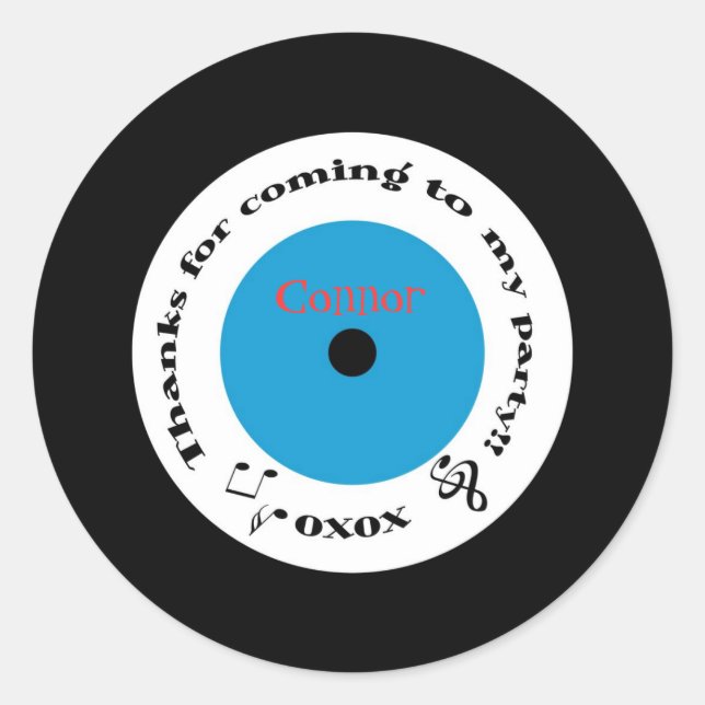 Sticker record des années 50 (Devant)