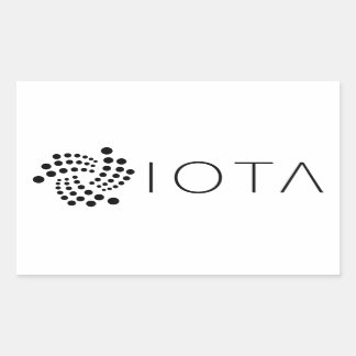 Sticker Rectangle du logo IOTA
