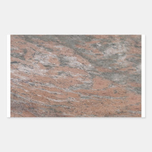 Sticker Rectangle en marbre rose et gris