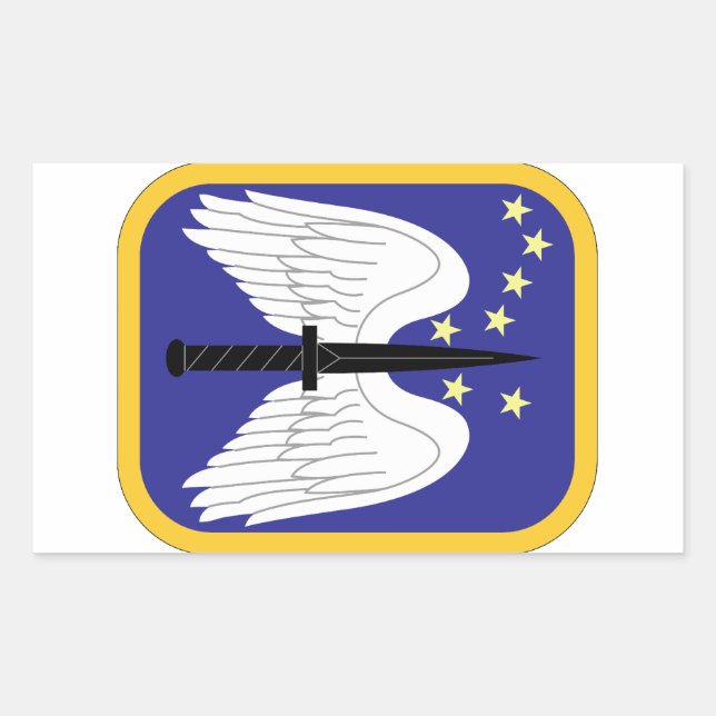 Sticker Rectangulaire 16e brigade d'aviation (Devant)