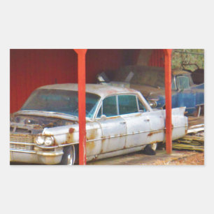 Sticker Rectangulaire 1963 Silver Sadan deville