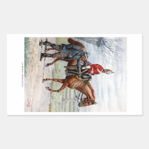 Sticker Rectangulaire 1er Royal Dragoons