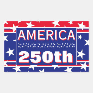 STICKER RECTANGULAIRE 250 AMÉRIQUE