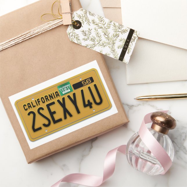 STICKER RECTANGULAIRE 2SEXY4U (Cadeaux)