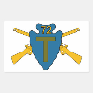 Sticker Rectangulaire 72e brigade d'infanterie