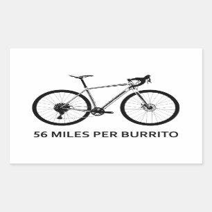 Sticker Rectangulaire 86 Miles Par Burrito