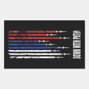 Sticker Rectangulaire A bas Poutine contre la paix Ukraine