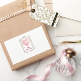 Sticker Rectangulaire A beautiful design for Mother's Day- Pastel pink