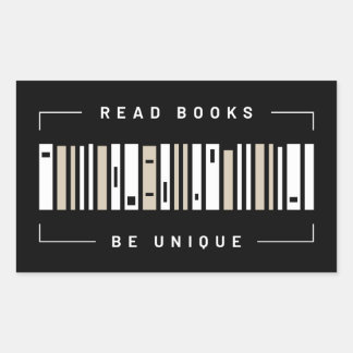 Sticker rectangulaire à code-barres