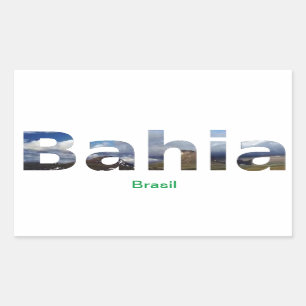 Sticker Rectangulaire Adesivo Bahia