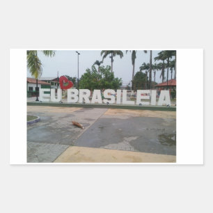Sticker Rectangulaire adesivo Brasileia