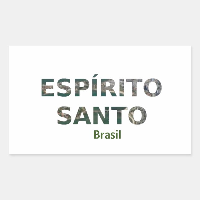 Sticker Rectangulaire Adesivo Espírito Santo (Devant)