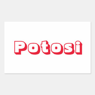 Sticker Rectangulaire Adesivo Potosi