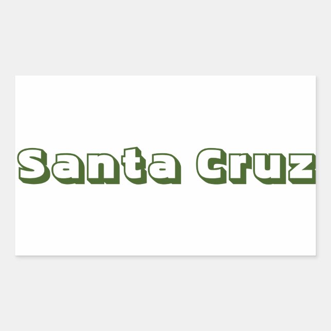 Sticker Rectangulaire Adesivo Santa Cruz (Devant)
