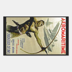 Sticker Rectangulaire Afromaritime