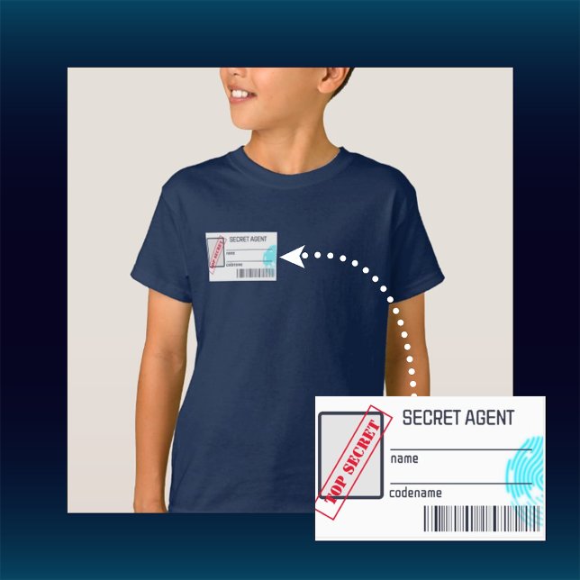 Sticker Rectangulaire Agent secret Détective Spy Mystery Party (Créateur téléchargé)