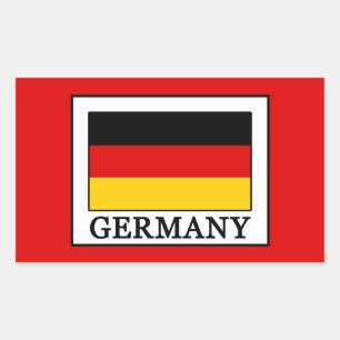 Sticker Rectangulaire Allemagne