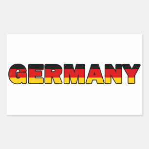 Sticker Rectangulaire Allemagne