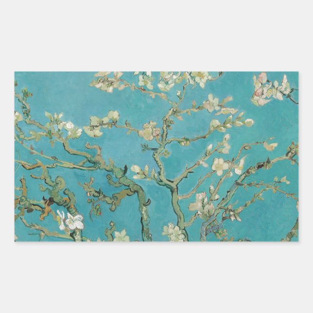 Sticker Rectangulaire Almond Blossom (Devant)