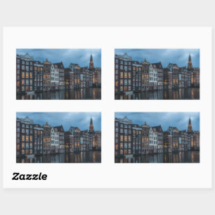 Sticker Rectangulaire Amsterdam