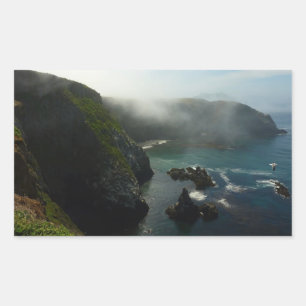 Sticker Rectangulaire Anacapa Island brumeuse aux Îles Anglo-Normandes