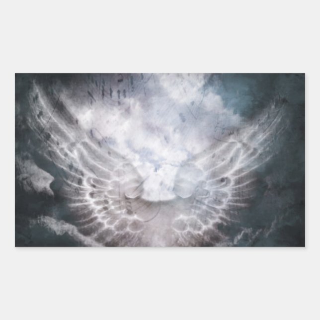 Sticker Rectangulaire Angel Song (Devant)