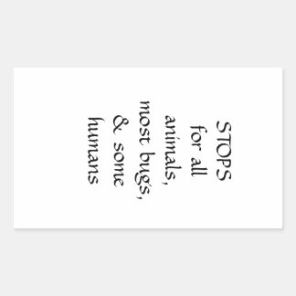 Sticker Rectangulaire Animal, insecte, insecte amant des bogues autocoll
