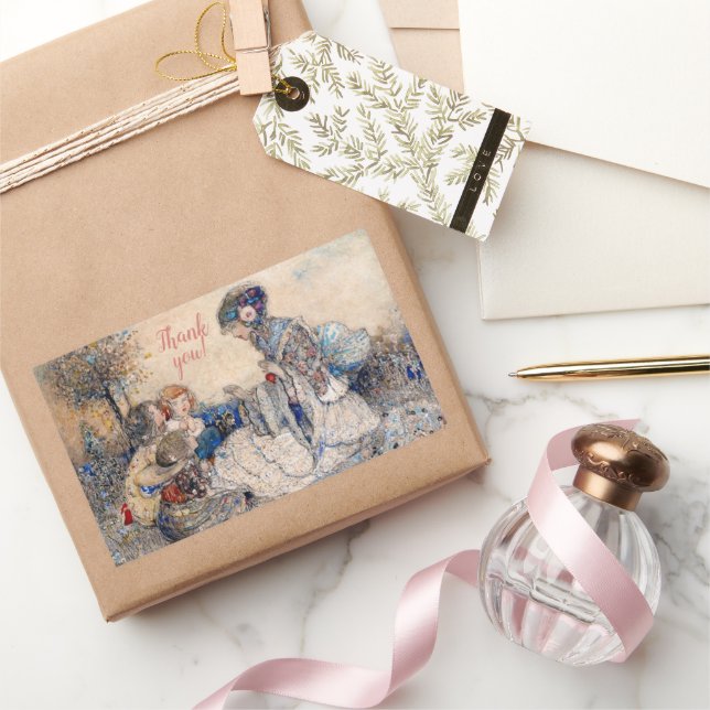 Sticker Rectangulaire Annie French Un Conte de Fée (Cadeaux)