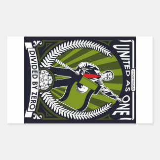 Sticker Rectangulaire Anonyme