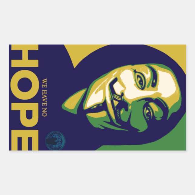 Sticker Rectangulaire Anonymous Brésil (Devant)