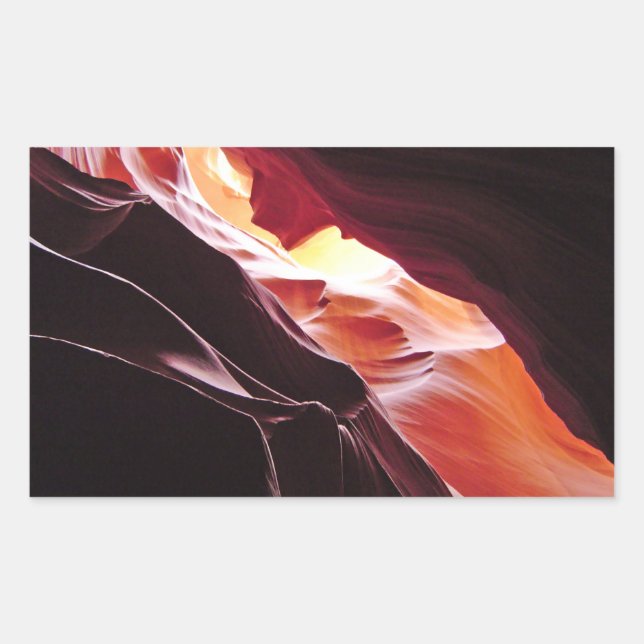 Sticker Rectangulaire Antelope Canyon, Page Arizona (Devant)