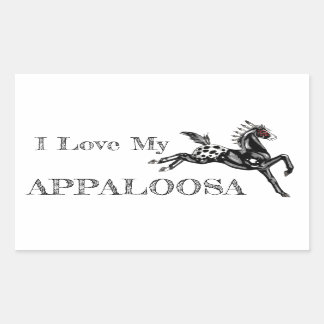 Sticker Rectangulaire Appaloosa
