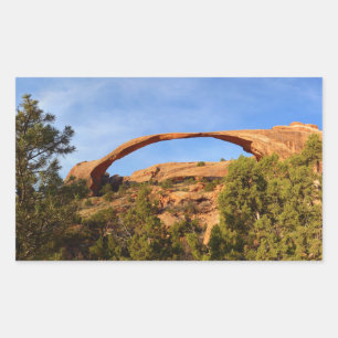 Sticker Rectangulaire Arc de paysage au parc national des Arches