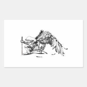 Sticker Rectangulaire ArchAngel guerrier