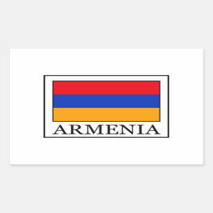 Sticker Rectangulaire Arménie