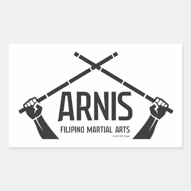 Sticker Rectangulaire Arnis astig (Devant)