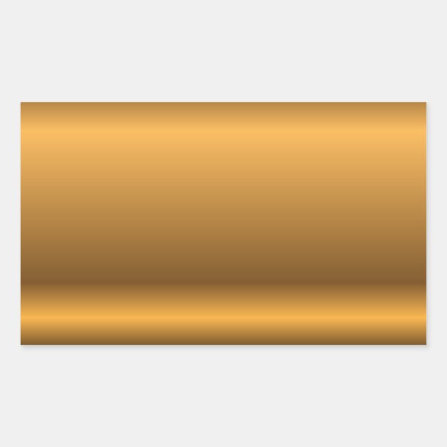 Sticker Rectangulaire Arrière - plan d'or (Devant)