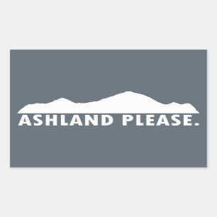 Sticker Rectangulaire Ashland Oregon S'Il Vous Plaît