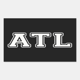 Sticker Rectangulaire Atlanta la Géorgie