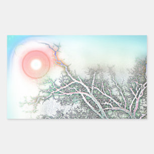 Sticker Rectangulaire Atteindre le ciel