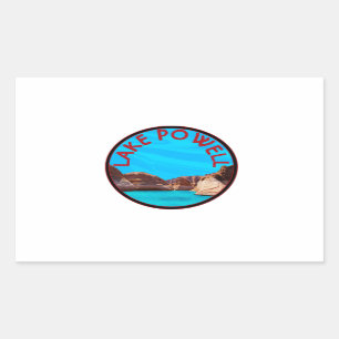 Sticker Rectangulaire Au lac Powell