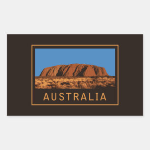 Sticker Rectangulaire Australie Uluru