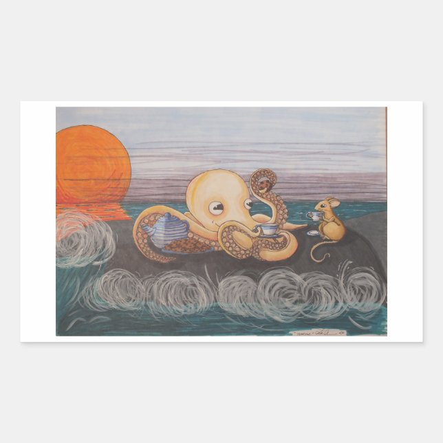 Sticker Rectangulaire Autocollant: Teatim (Devant)