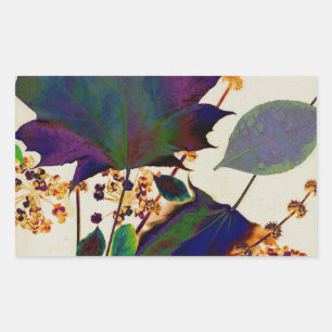 Sticker Rectangulaire Autumn Leaves