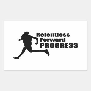 Sticker Rectangulaire Avancement continu en cours