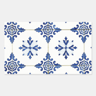 Sticker Rectangulaire Azulejos