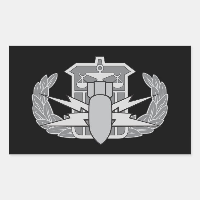 Sticker Rectangulaire badge HDS (Devant)