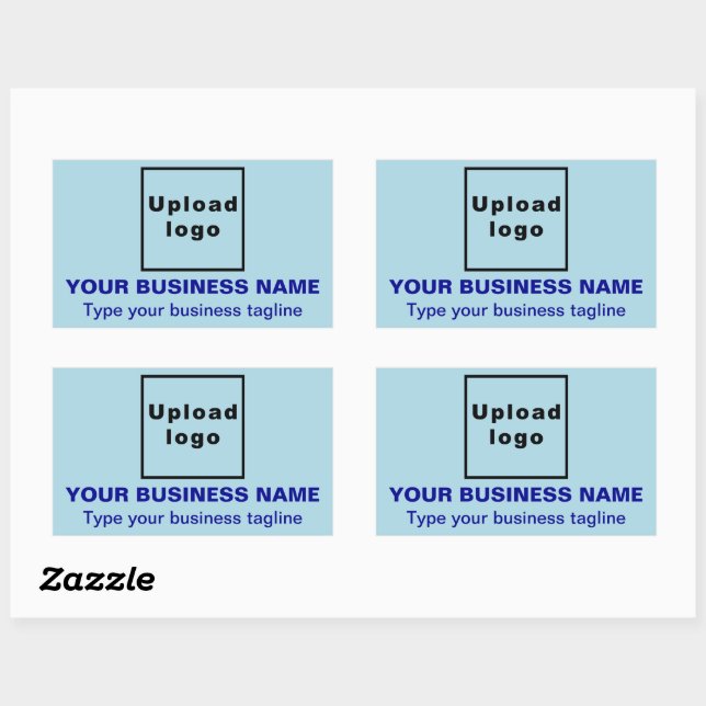 Sticker Rectangulaire Baguette commerciale sur l'autocollant rectangle b (Feuille)
